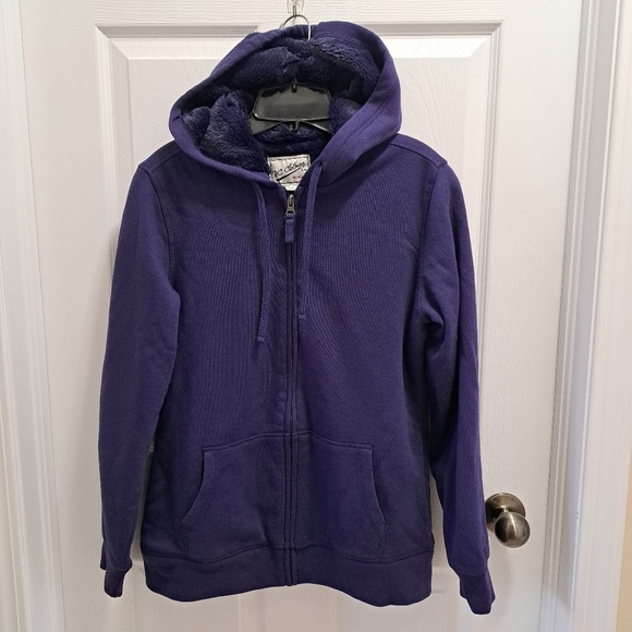 BC Clothing Company Lined Hoodie Women's Small Purple Lined Jacket - Picture 11 of 14